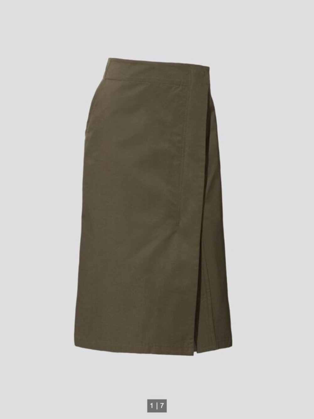 Uniqlo +J Linen-Cotton Wrap Skirt 0